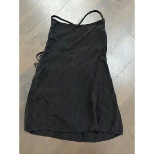 Anemos Black Sleeveless Mini Dress
